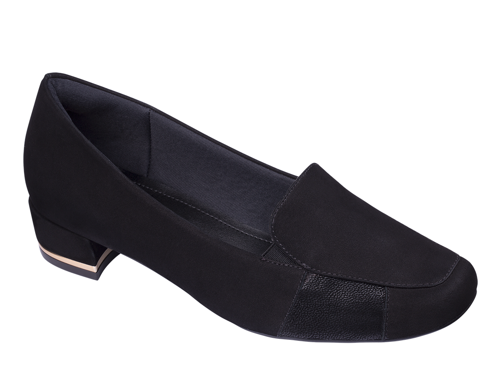 AURELIE MOCASSIN BLACK