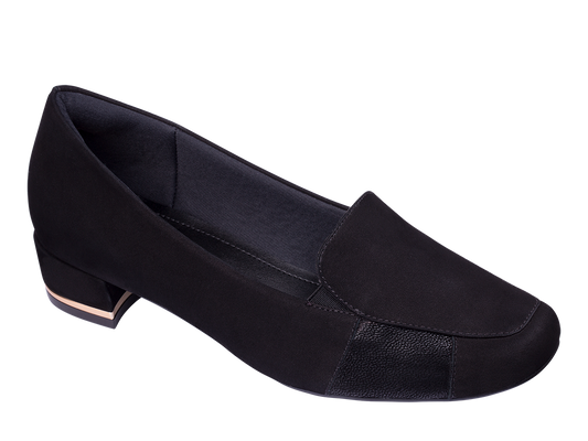 AURELIE MOCASSIN BLACK